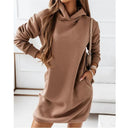 Chic Long Sleeve Hooded Dress for All Occasions