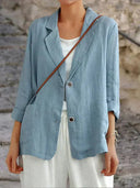 Chic Linen Blazer for Effortless Style