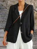 Chic Linen Blazer for Effortless Style