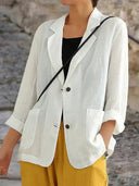Chic Linen Blazer for Effortless Style