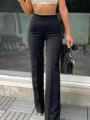 Chic Women's Slim Flared Trousers