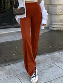 Chic Women's Slim Flared Trousers