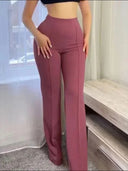 Chic Women's Slim Flared Trousers