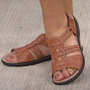 Chic Ergonomic Sandals with Footrest Design