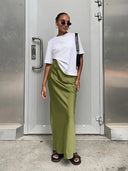 Chic Satin Midi Skirts for Every Occasion