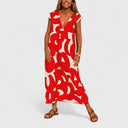 Valery™ | Flowing V-Neck Dress for Every Occasion