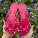 Stylish Studded Bow Knot Sandals
