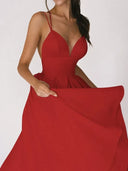 Chic V-Neck Strap Dress for Any Occasion