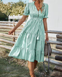 Stylish Blue and White Fashion Ensemble
