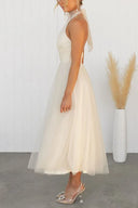 Chic Sleeveless Evening Gown