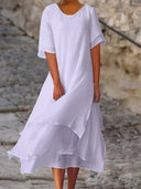 Stylish Block Slit Dress for Any Occasion