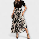 Floral Pattern Summer Dress for Outdoor Gatherings