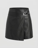 Chic Women's Buckle Shorts - Trendy Summer Style