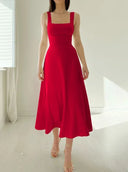 Organic Bamboo Midi Dress for Effortless Style