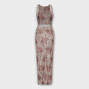 Della Leopard Print Maxi Dress for Chic Events