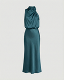 Radiant Long Evening Gown with Chic Design