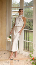 Radiant Long Evening Dress