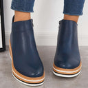 Chic Ankle Boot with Side Zipper