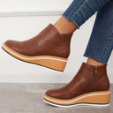 Chic Ankle Boot with Side Zipper