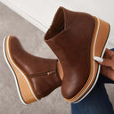 Chic Ankle Boot with Side Zipper