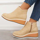 Chic Ankle Boot with Side Zipper
