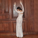 Chic Lace Maxi Dress for Effortless Style