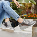 Stylish Wedge Heel Sneakers for Trendy Fashion