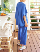 Lavinia | Chic Draped Lounge Ensemble for Any Occasion
