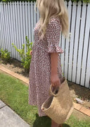 Zora Sable Midi Dress for Any Occasion