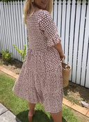 Zora Sable Midi Dress for Any Occasion
