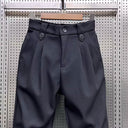 Chic Black Pleated Harem Trousers