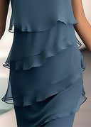 Navy Mini Dress | Sleek Sleeveless Style