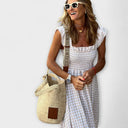 Chic Ruffled Sleeve Maxi Dress for Any Occasion