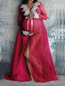 Chic Maternity Chaps & Maxi Dresses - Lace & Tulle Accents