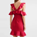 Off-Shoulder Ruffle Women's Dress for Stylish Elegance