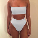Chic Women's High-Cut Bandeau Bikini Collection