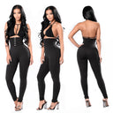 Women's Chic High-Waisted Leggings with Button Accents