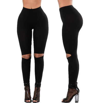 Fashionable Women's Cut-Out Leggings