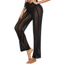 Women's Crochet Beach Trousers - Stylish Summer Wear