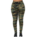 High-Waisted Camouflage Workout Leggings for Women