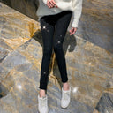 Ribbed Glitter Leggings for Women