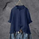 Chic Women's Shirt in Trendy Fabrics