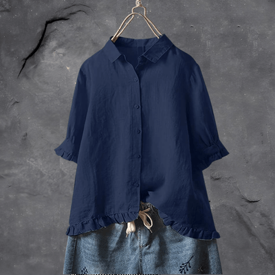 Chic Women's Shirt in Trendy Fabrics