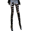 Chic Women's Cut-Out Leggings for Style