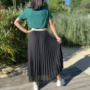 Chic Pleated Maxi Skirt for Any Occasion