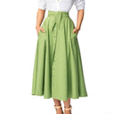 Chic Women's Blouse with Ruffled Sleeves and Button Detail