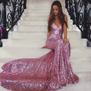 Shimmering Sequin Long Sleeve Dress for Women