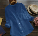 V-Neck Long Sleeve Blouse for Every Occasion