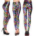 Shimmering Scales Pattern Women's Leggings