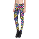 Shimmering Scales Pattern Women's Leggings